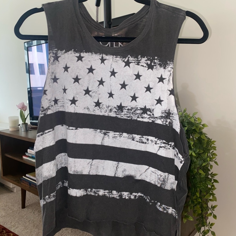 Chaser American flag muscle tank